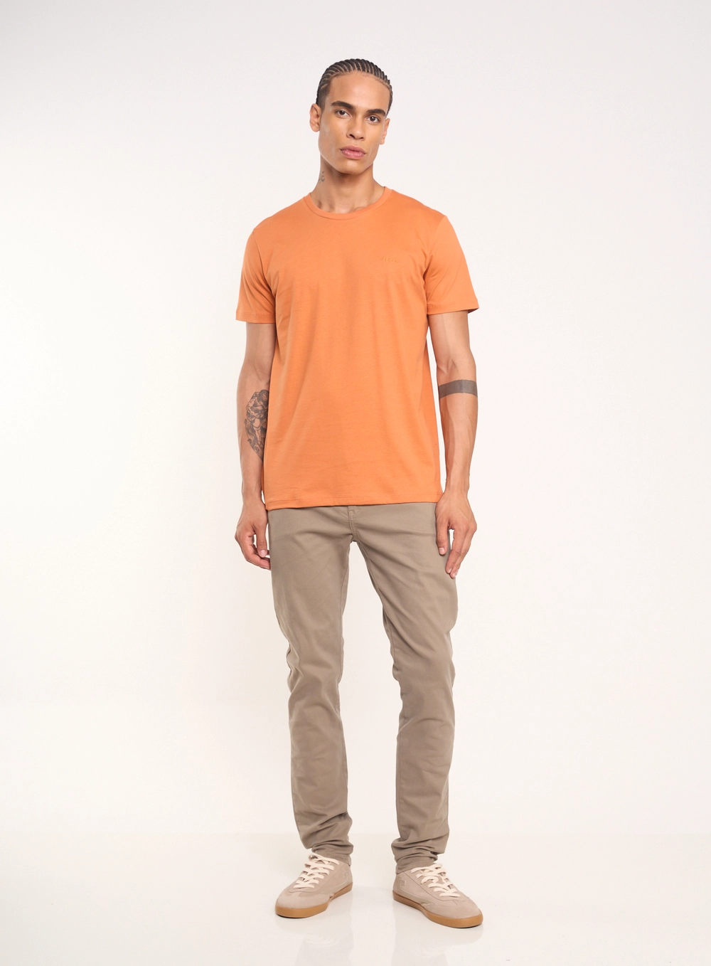 Camiseta Masculina Essential Marrom