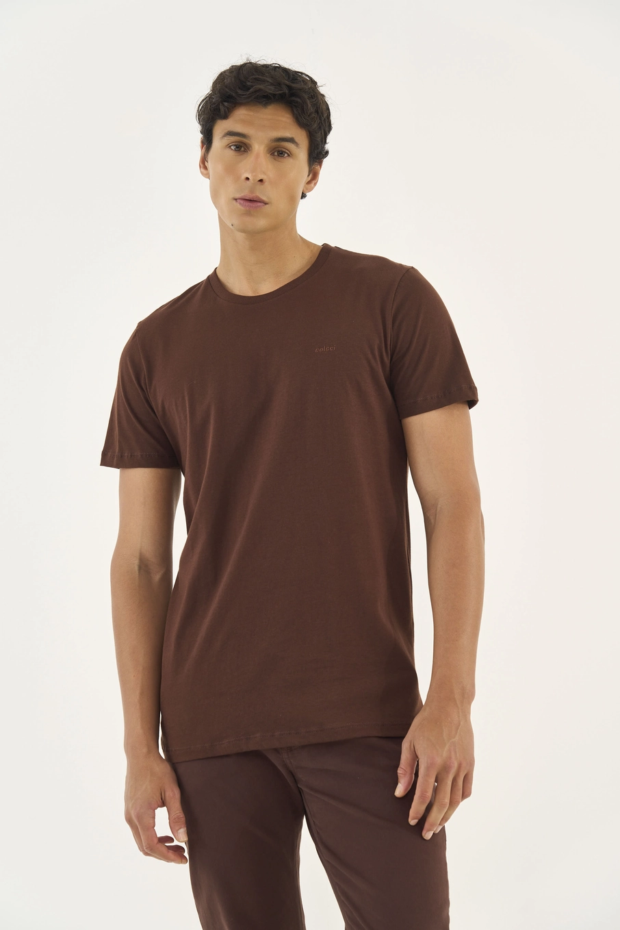 Camiseta Masculina Essential Marrom