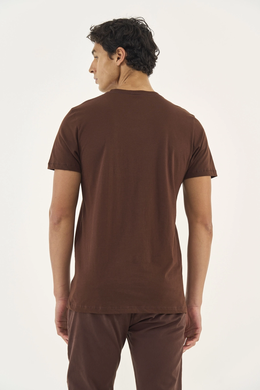 Camiseta Masculina Essential Marrom
