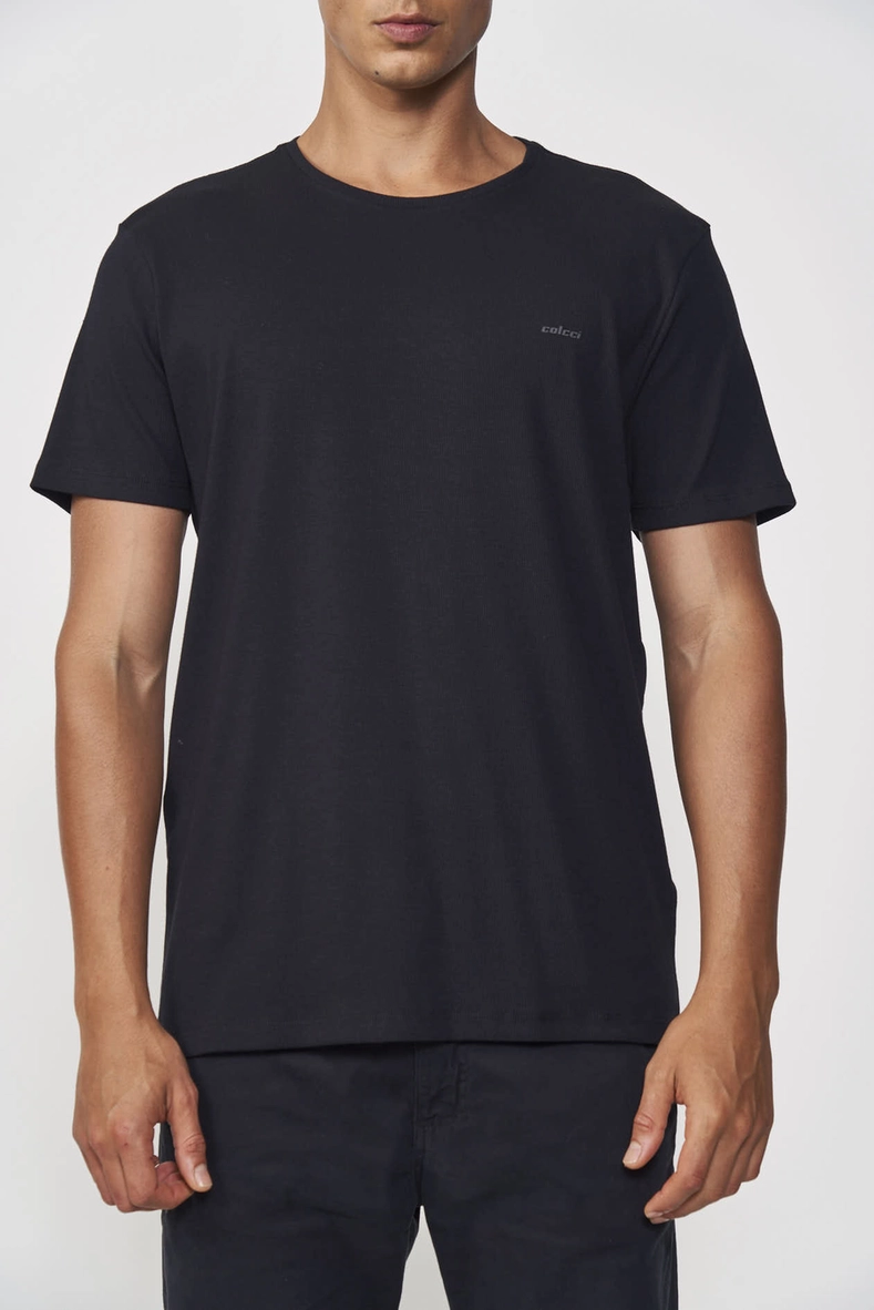 Camiseta Masculina Essential Flex Algodão