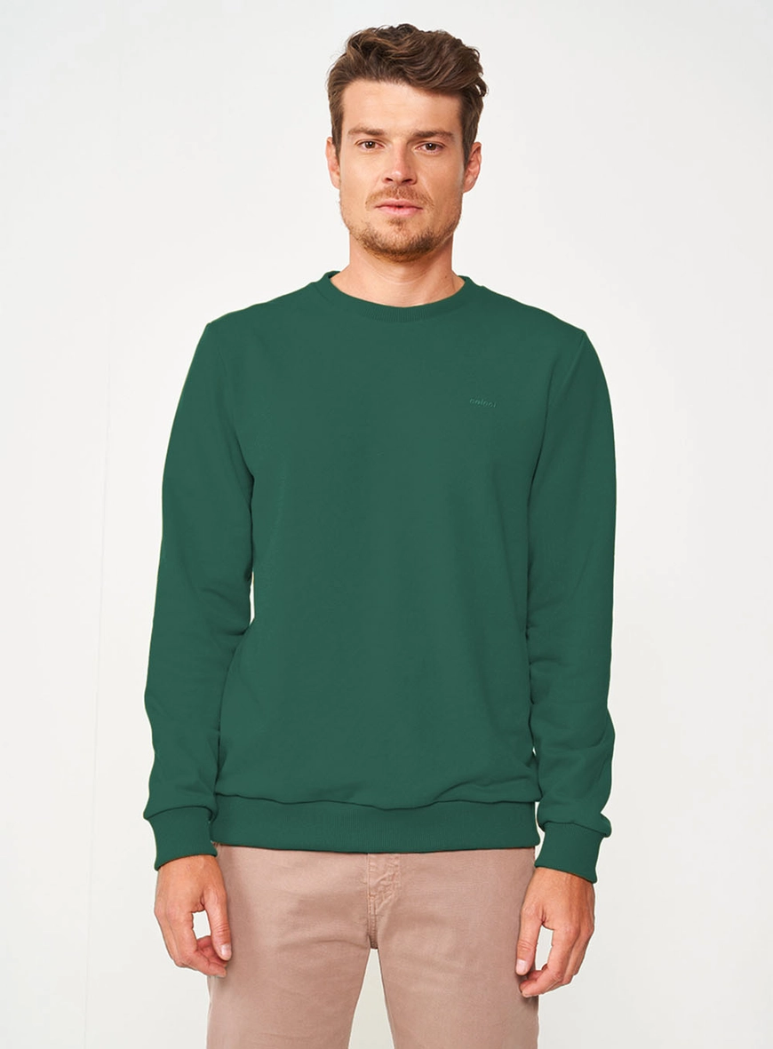 Blusão De Moletom Masculino Essential Gola Careca