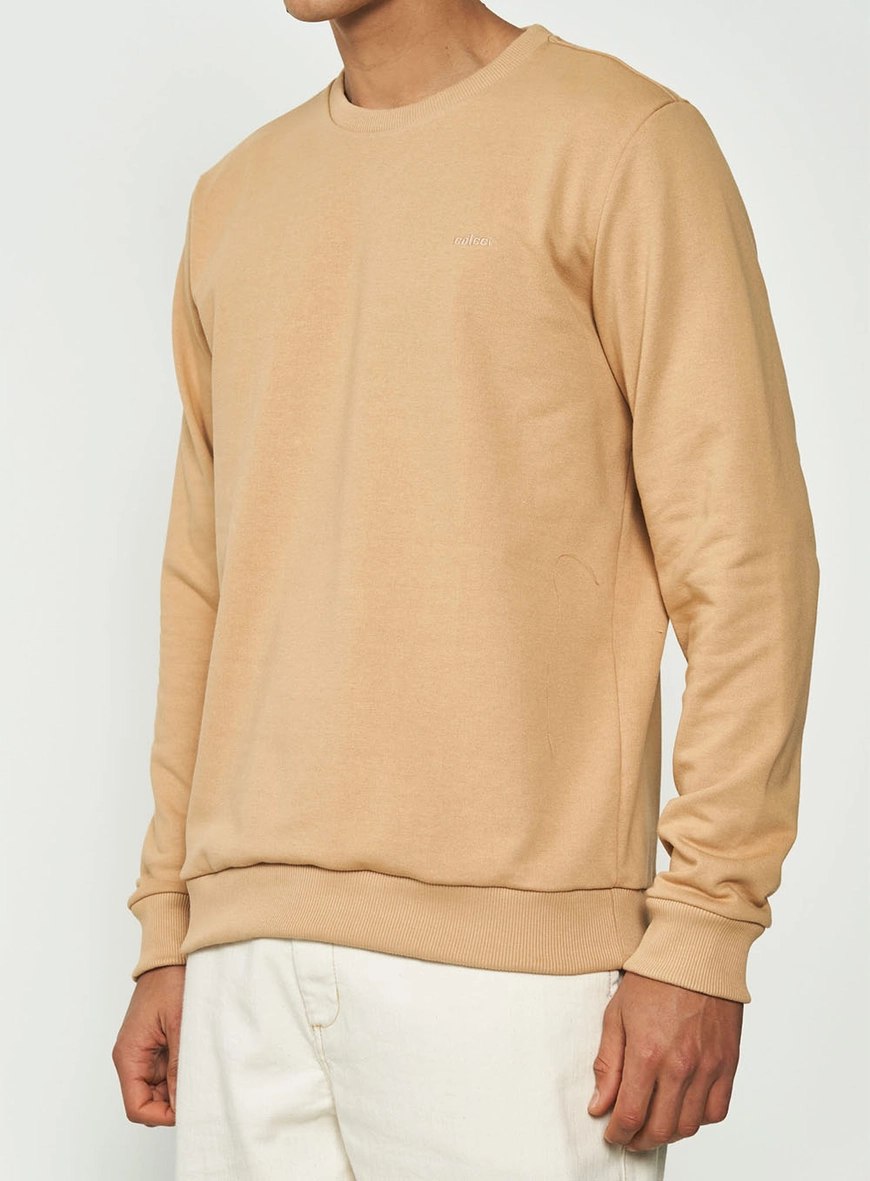 Blusão De Moletom Masculino Essential Gola Careca