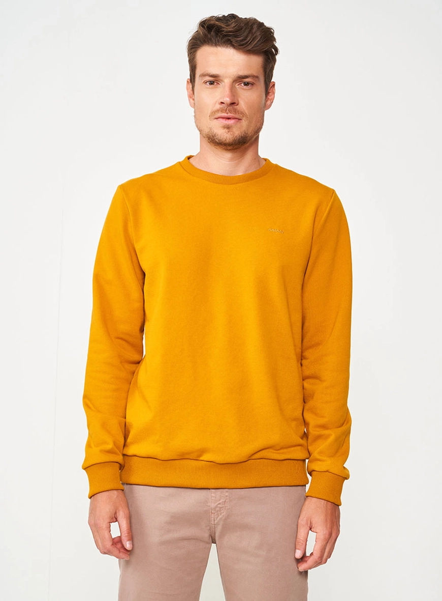 Blusão De Moletom Masculino Essential Gola Careca
