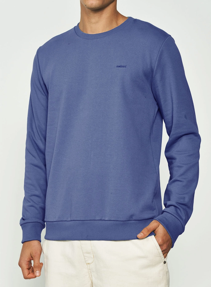 Blusão De Moletom Masculino Essential Gola Careca