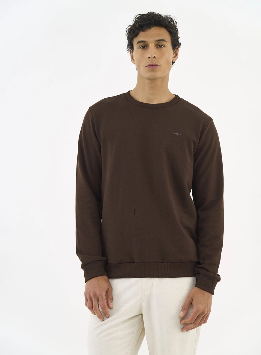 Blusão De Moletom Masculino Essential Gola Careca
