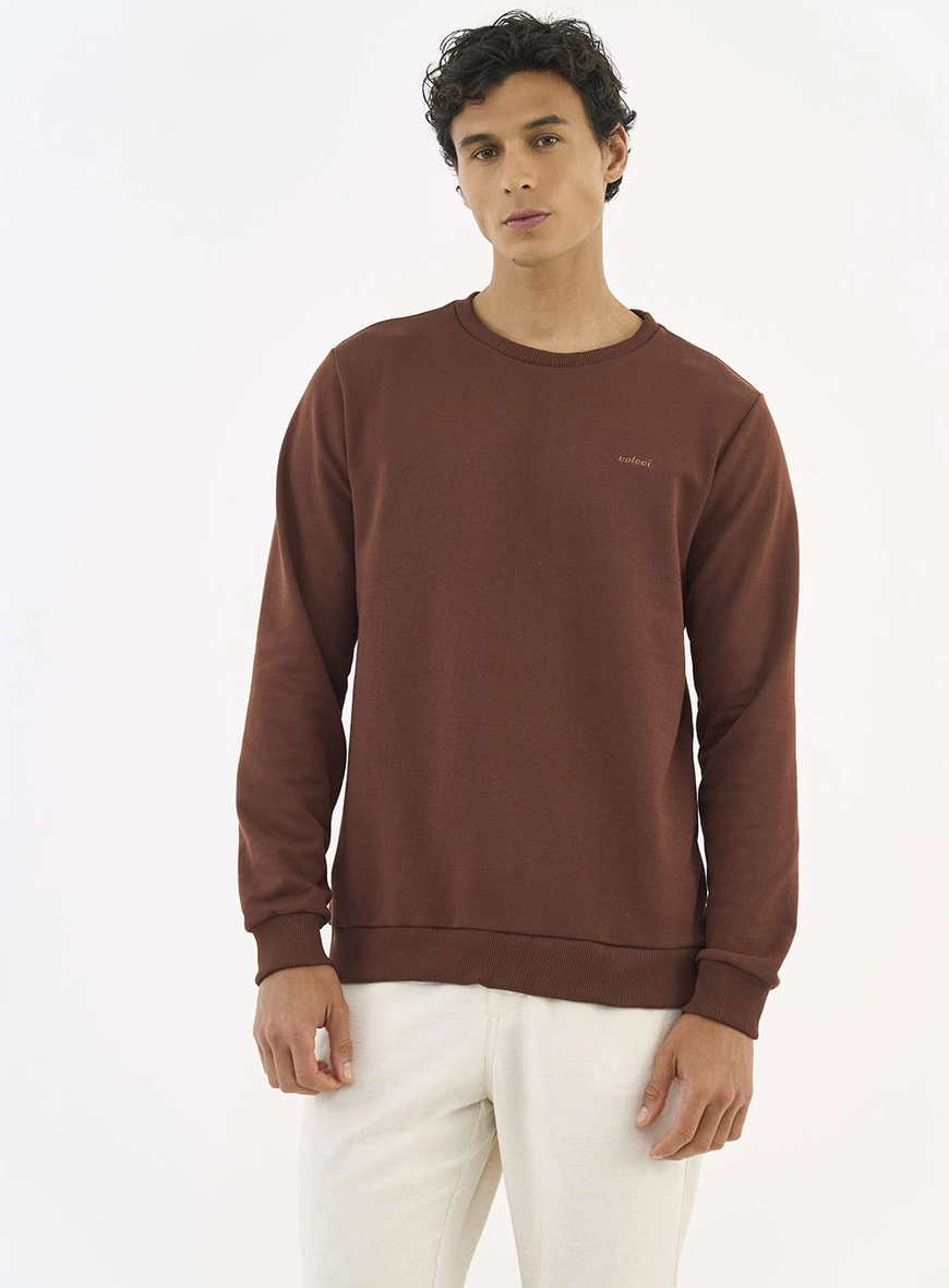 Blusão De Moletom Masculino Essential Gola Careca