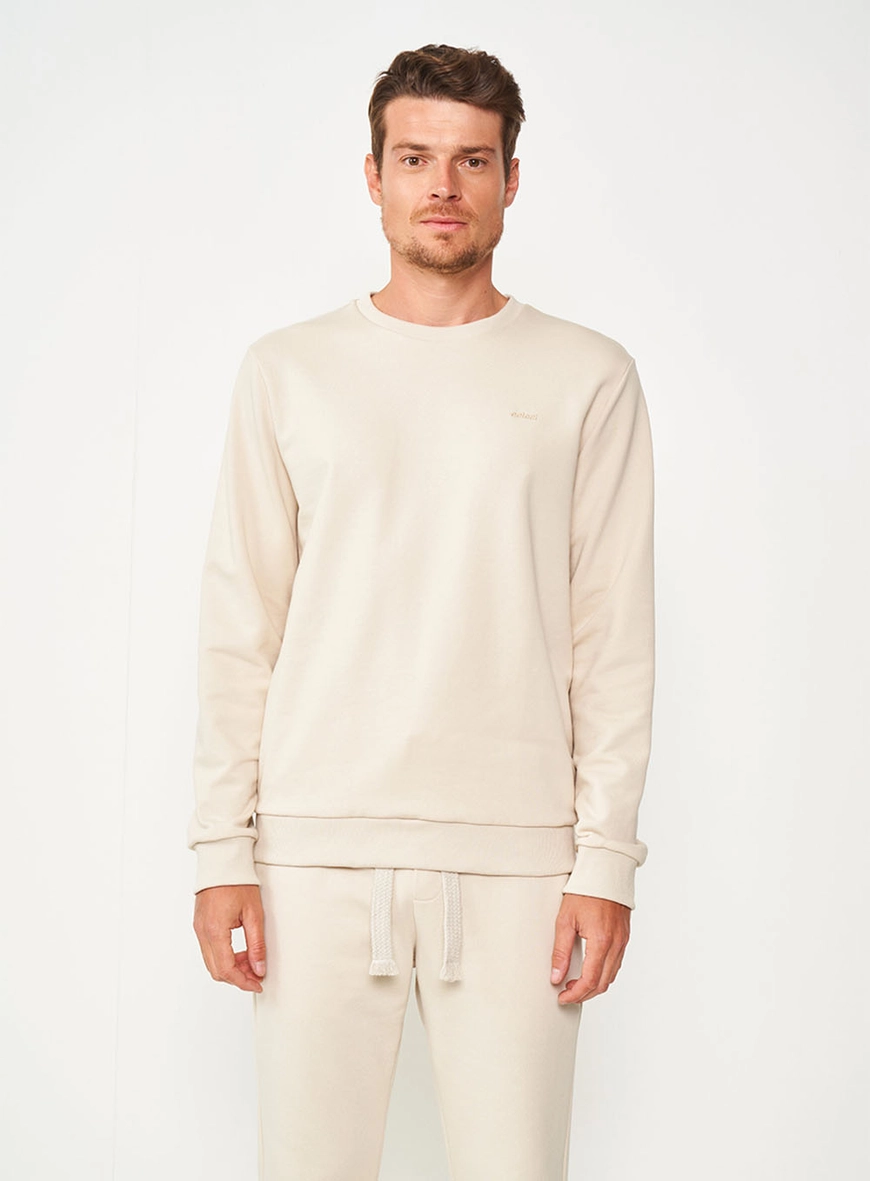 Blusão De Moletom Masculino Essential Gola Careca