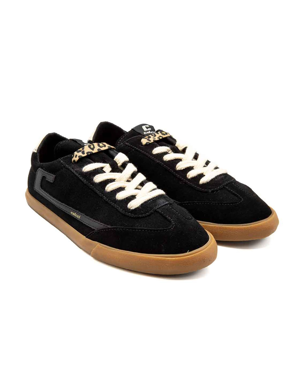 Tenis Colcci Cadarço Onça Preto