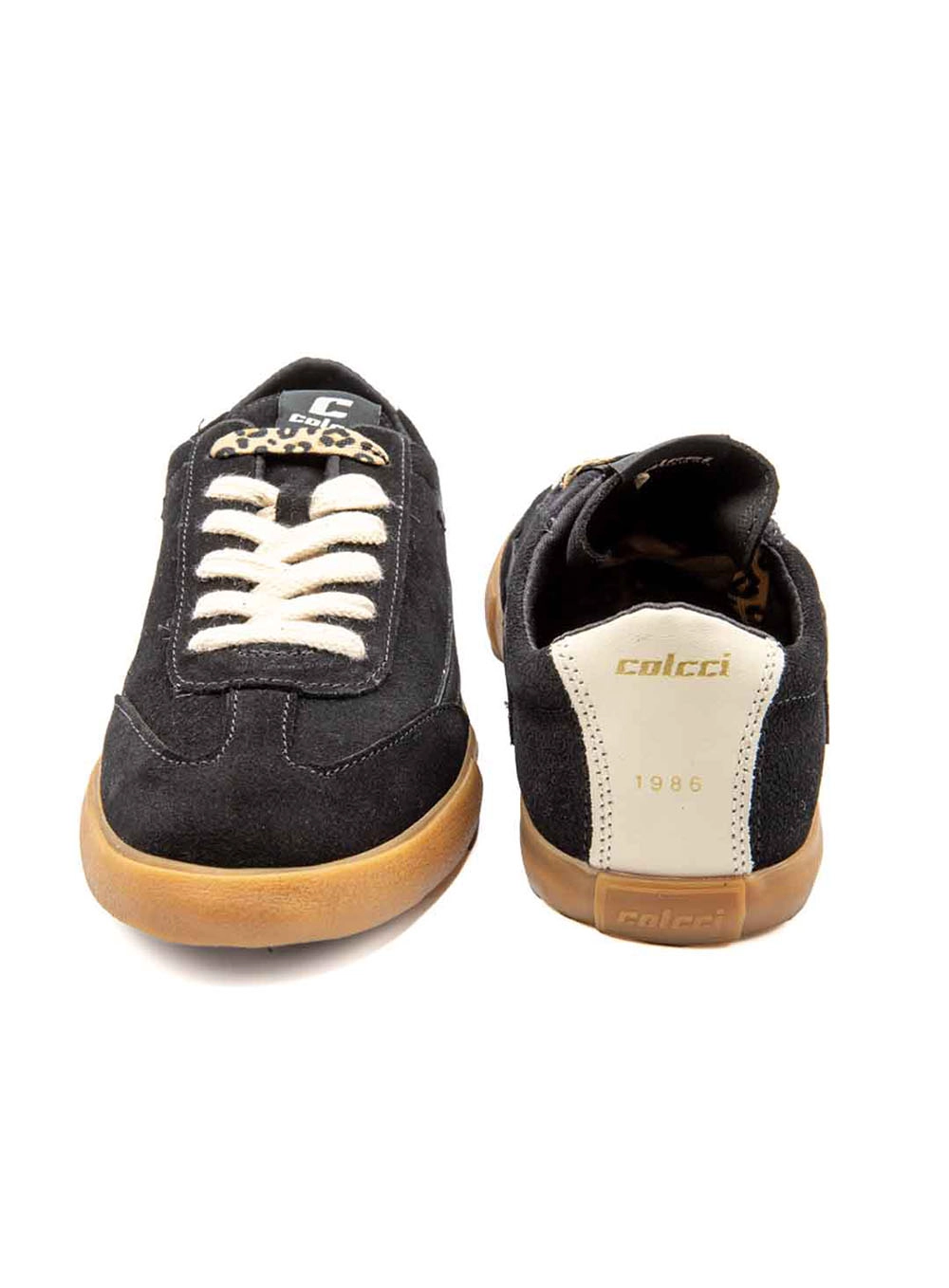 Tenis Colcci Cadarço Onça Preto