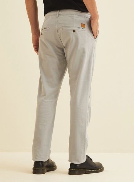 Calça Masculina Sarja Slim Chino Preta - Vitor