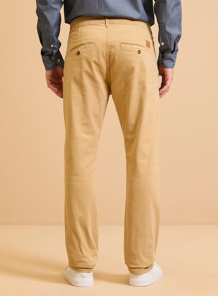 Calça Masculina Sarja Slim Chino Preta - Vitor