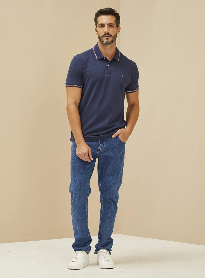 Calça Jeans Masculina Paul Slim Índigo