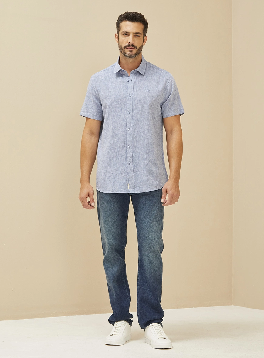 Calça Masculina Jeans Slim - Paul Índigo