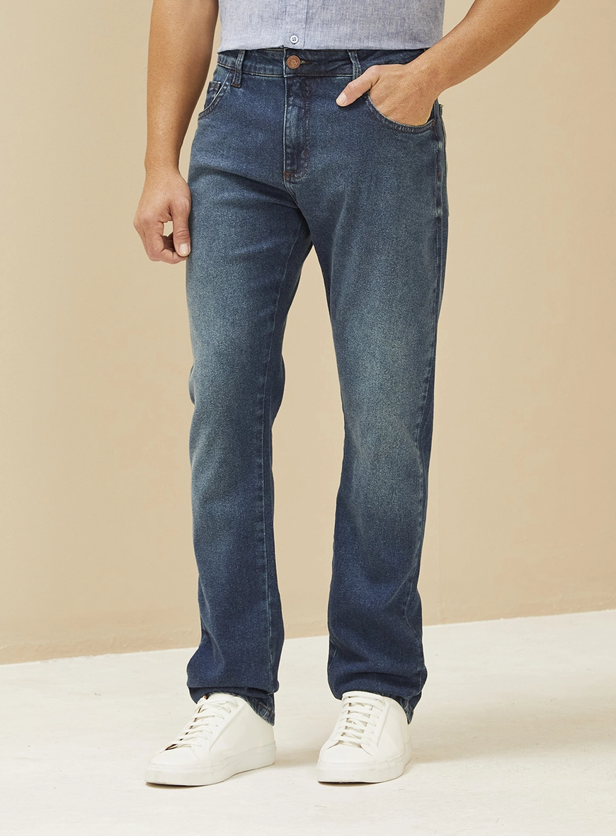 Calça Masculina Jeans Slim - Paul Índigo