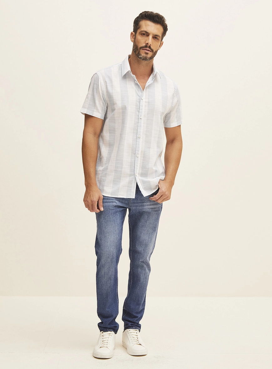 Calça Masculina Jeans - Alexandre Índigo