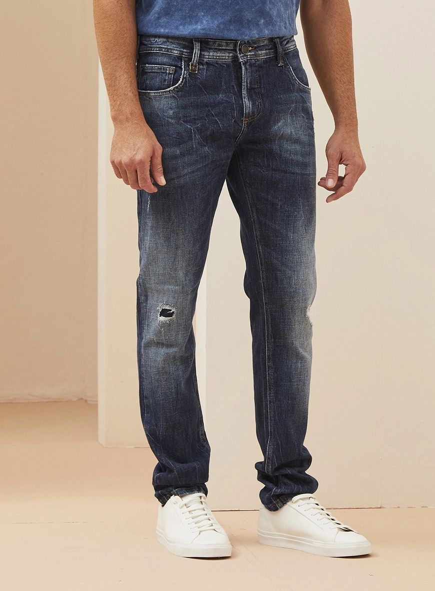 Calça Masculina Jeans Skinny - Igor Índigo