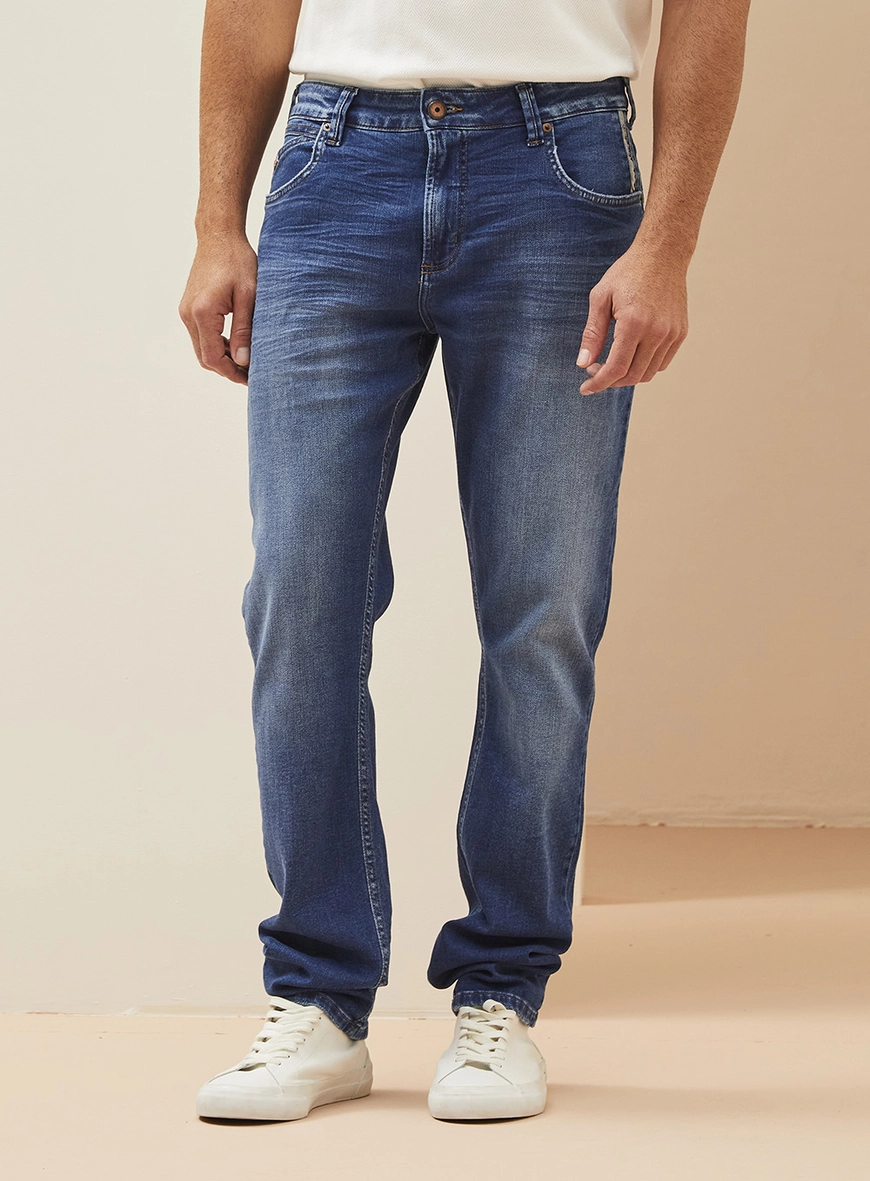 Calça Masculina Jeans Slim - Paul Índigo
