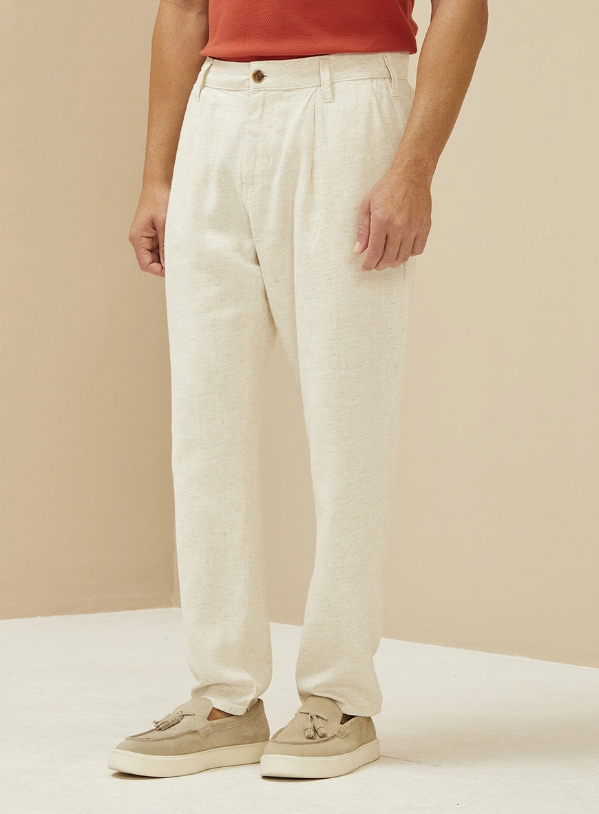Calça Masculina Em Linho - Johann Off Shell