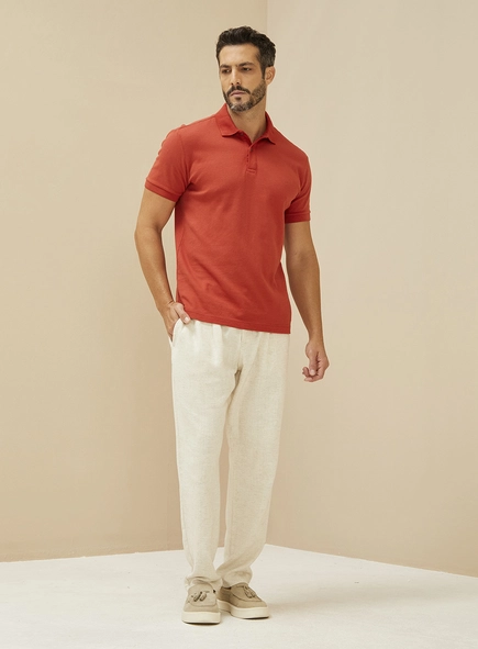 Calça Masculina Em Linho - Johann