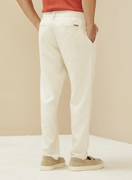 Calça Masculina Em Linho - Johann