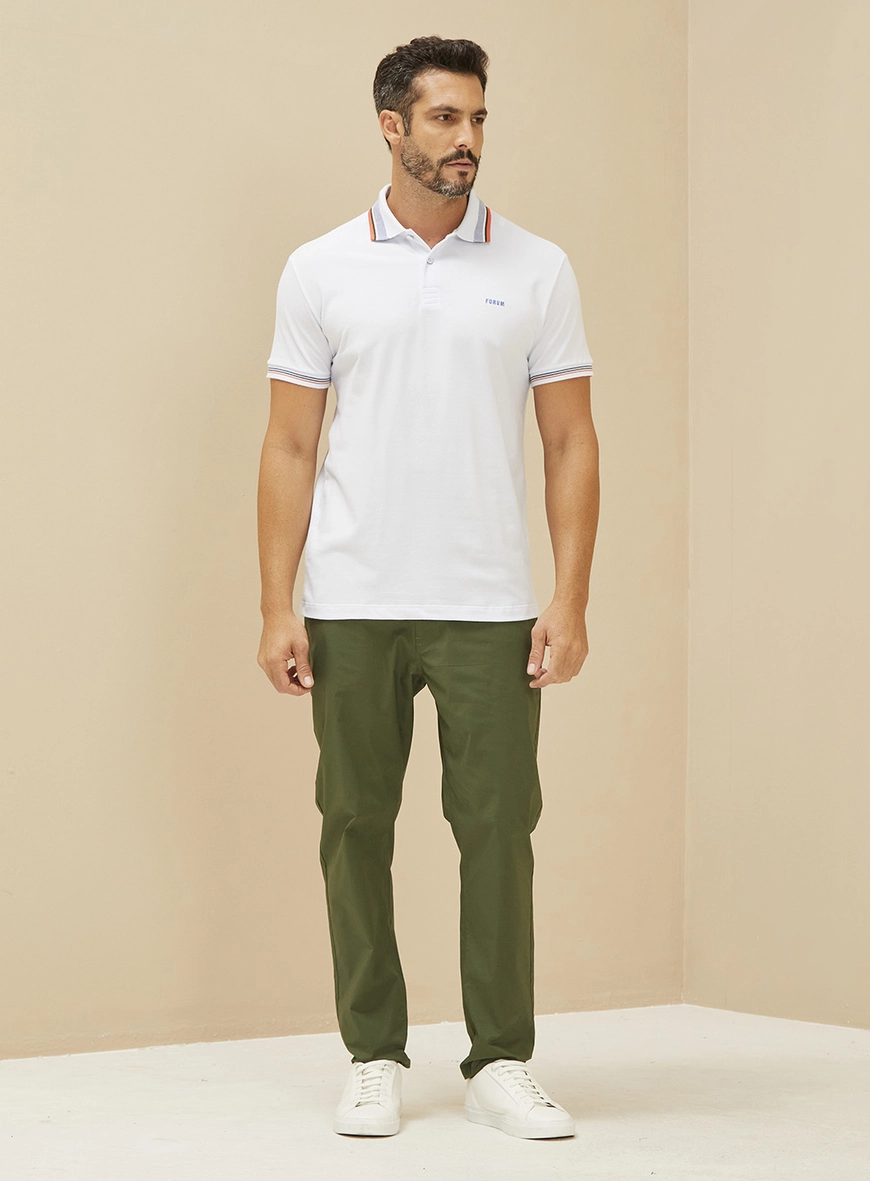 Calça Masculina Em Alfaiataria Luciano Verde