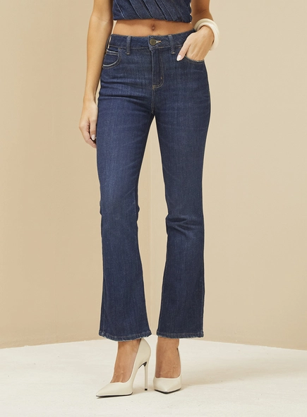 Calça Feminina Jeans - Boot Cropped