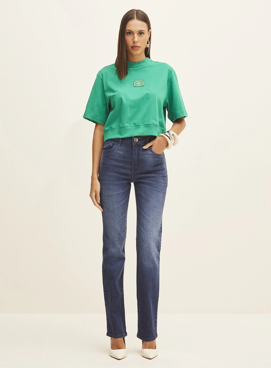 Calça Feminina Jeans Slim - Marisa Índigo
