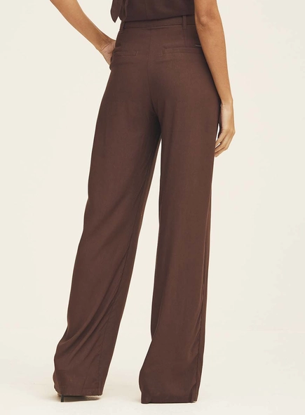 Calça Feminina Viscolinho Pesado Alfaiataria
