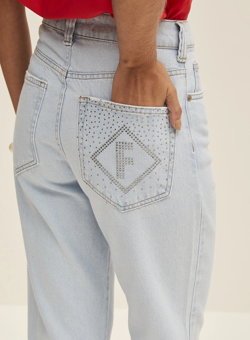 Calça Jeans Feminina Nadia Índigo