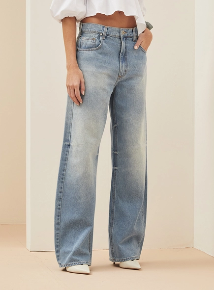 Calça Feminina Jeans - Low Fit