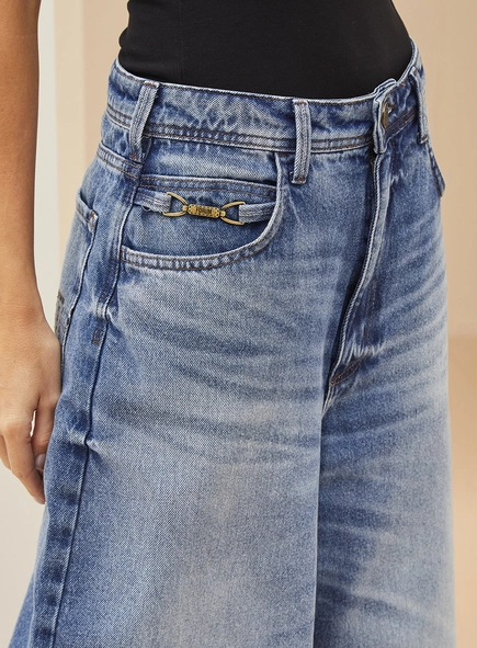 Calça Feminina Jeans -  Baggy