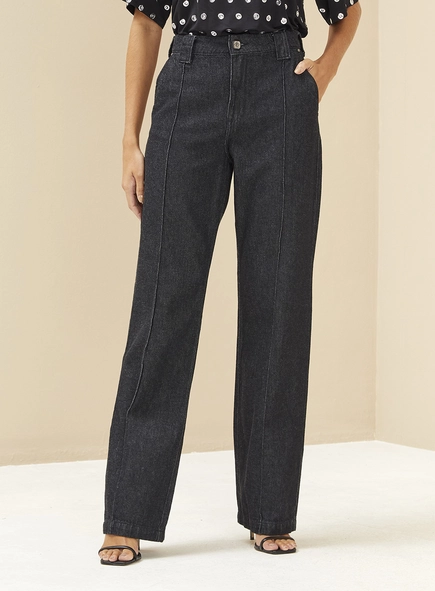 Calça Feminina Jeans Wide Leg - Raquel
