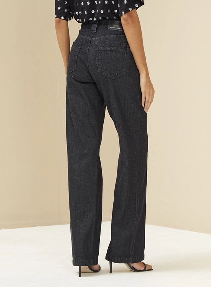 Calça Feminina Jeans Wide Leg - Raquel