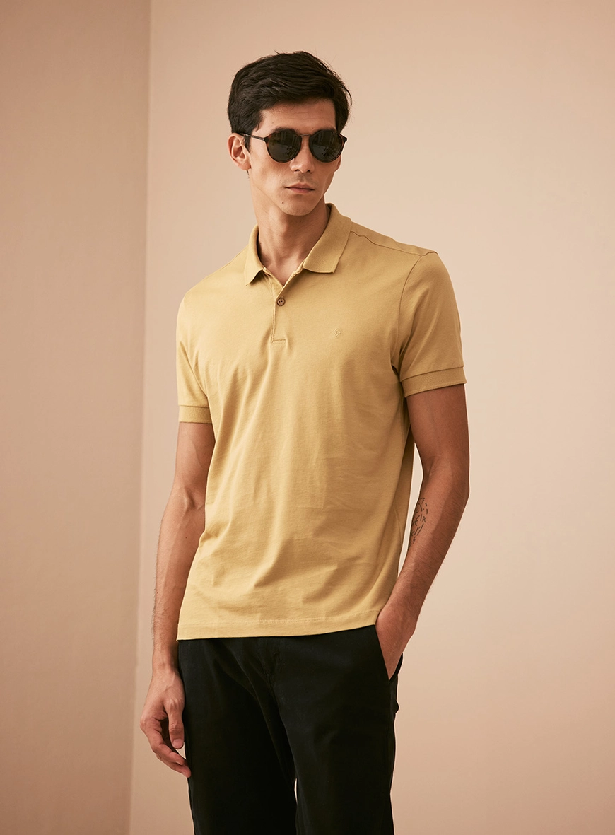 Polo Muscle Lisa Mr. Jones Bege Soybean