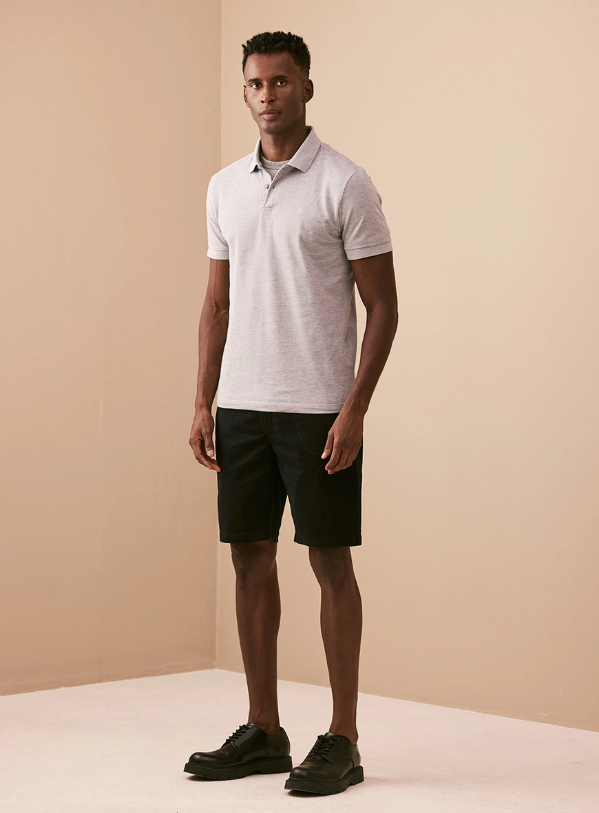 Polo Muscle Lisa Mr. Jones Cinza