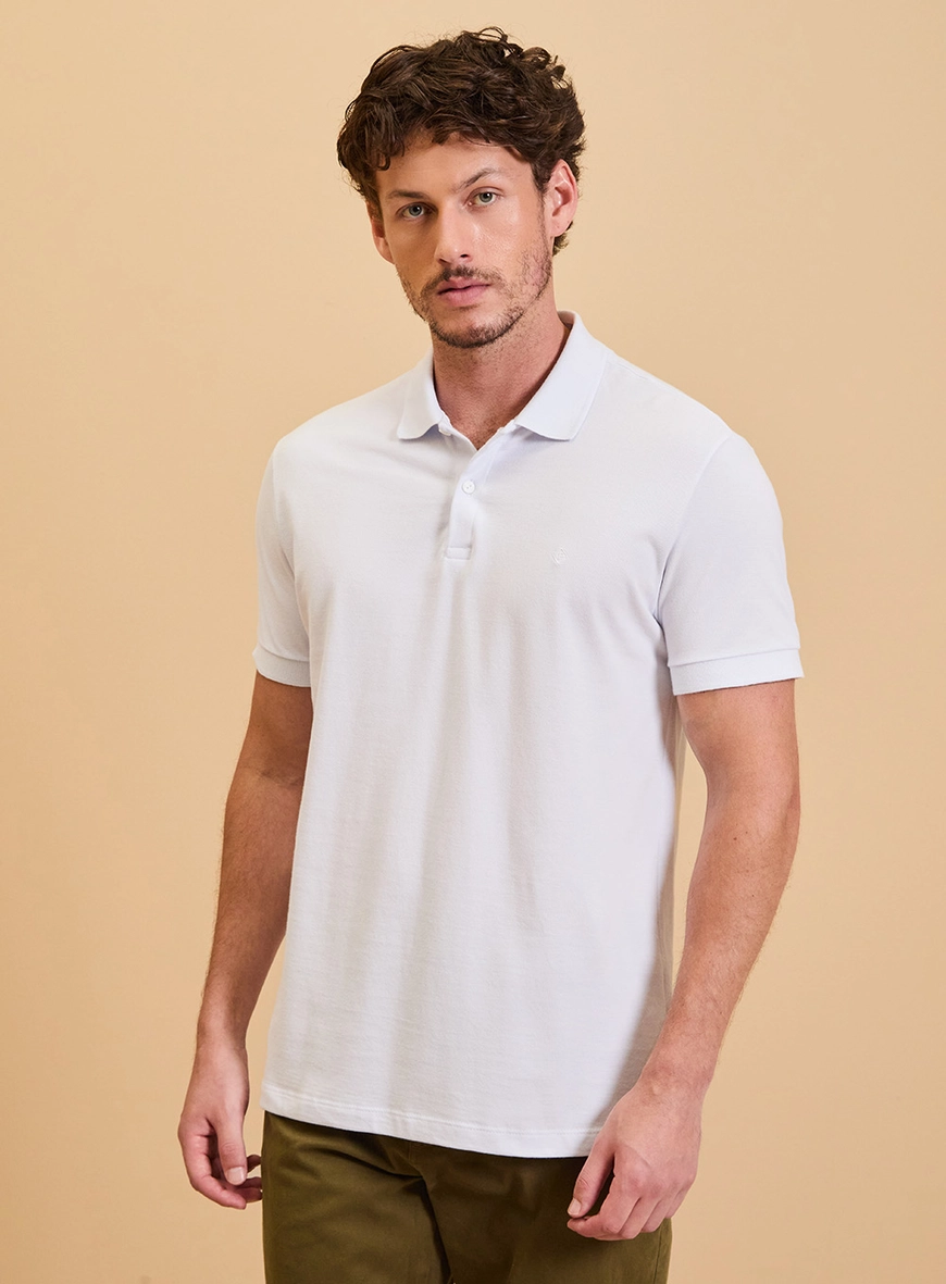 Polo Muscle Lisa Mr. Jones Branco