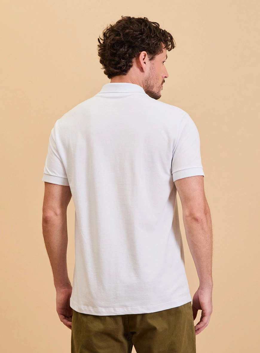 Polo Muscle Lisa Mr. Jones Branco