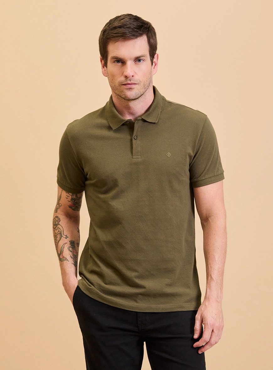Polo Muscle Lisa Mr. Jones Verde