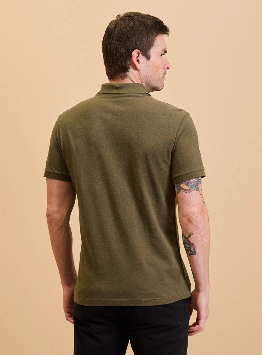 Polo Muscle Lisa Mr. Jones Verde