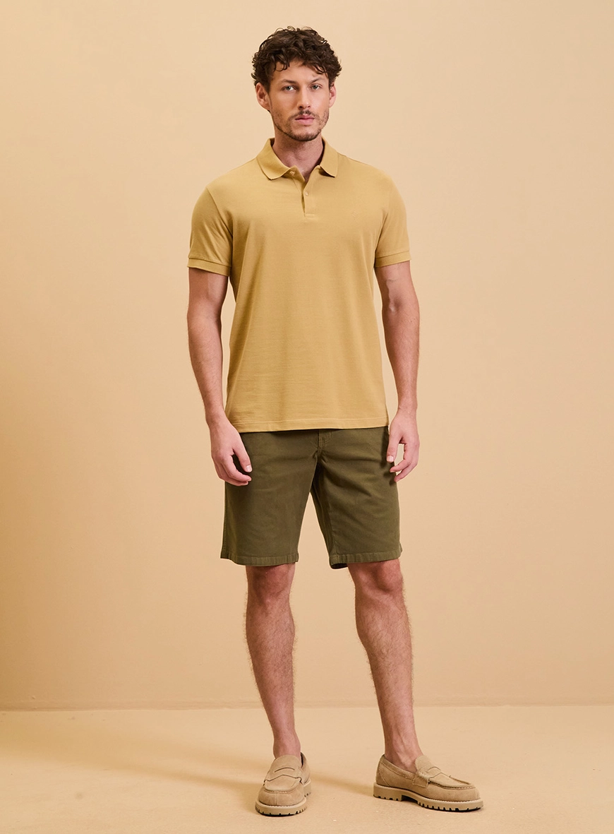 Polo Muscle Lisa Mr. Jones Bege Soybean