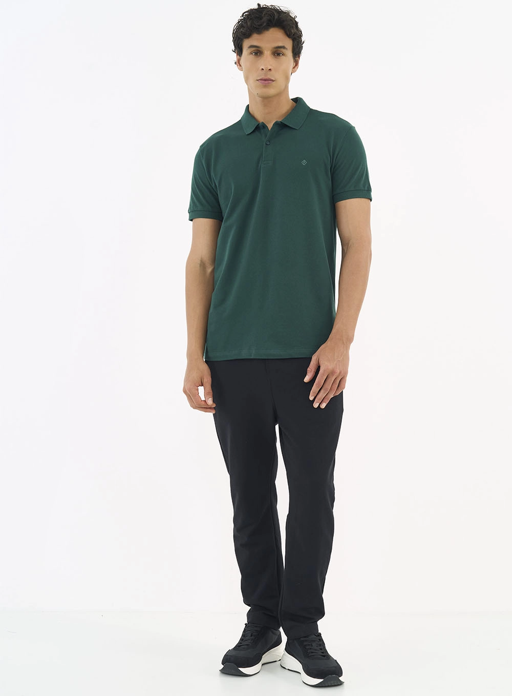 Polo Muscle Lisa Mr. Jones Verde 1