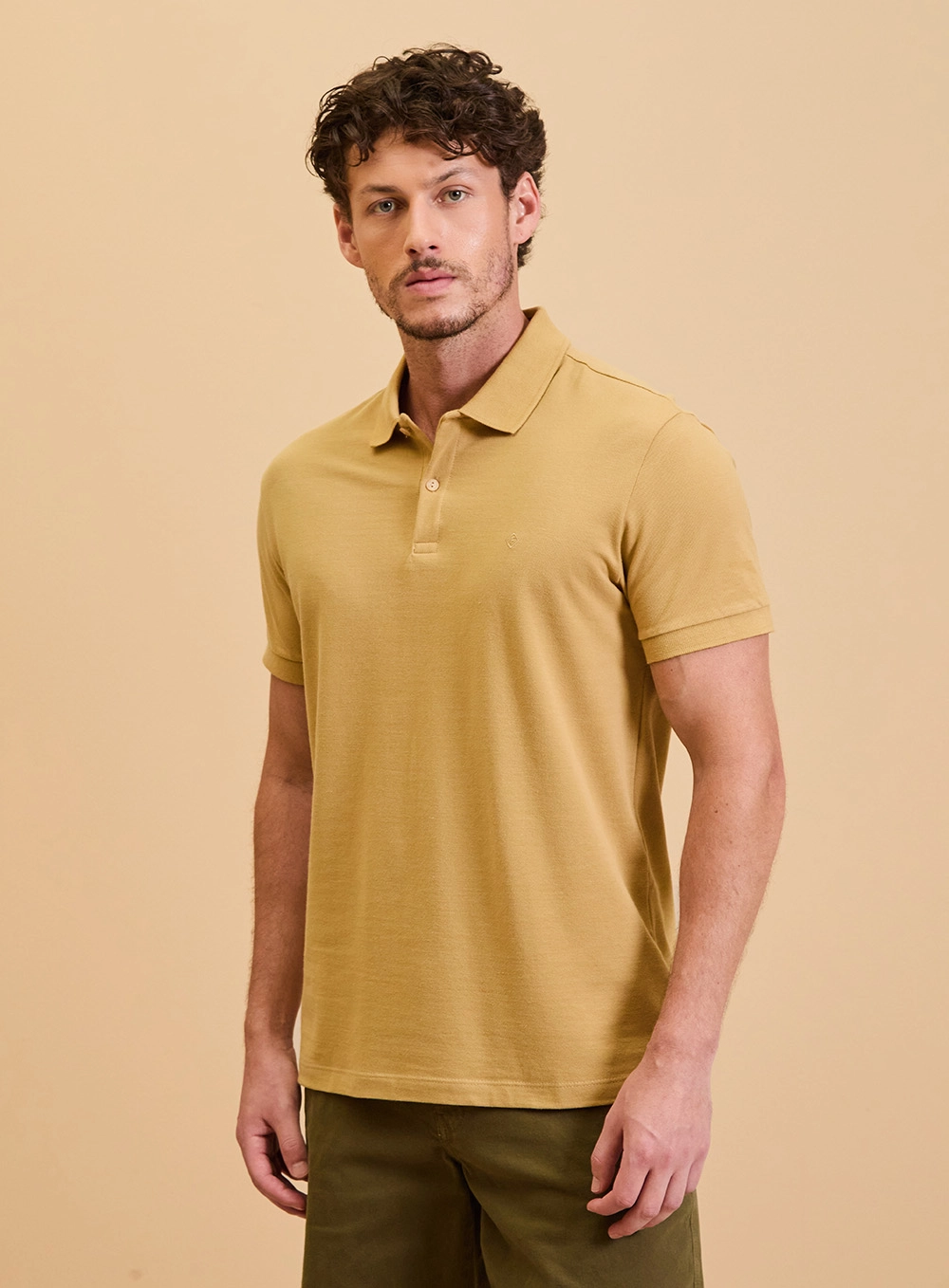 Polo Muscle Lisa Mr. Jones Bege Soybean 2