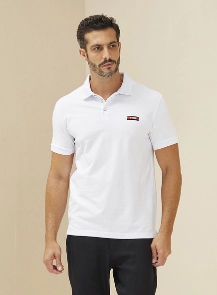 Polo Masculina Manga Curta Basic