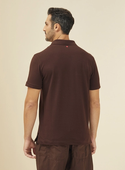 Polo Masculina Manga Curta Justa