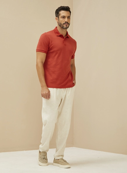 Polo Masculina Comfort Manga Curta