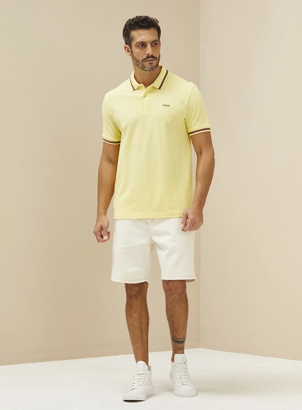 Polo Masculina Manga Curta