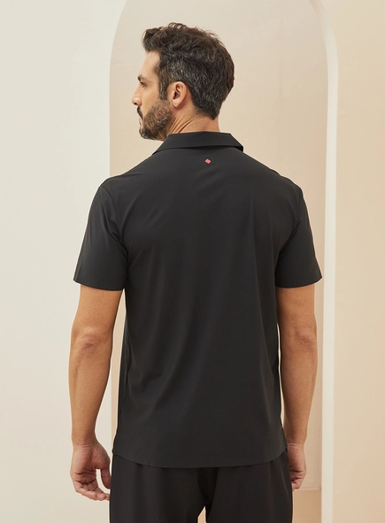 Polo Masculina Com Fecho Em Zíper
