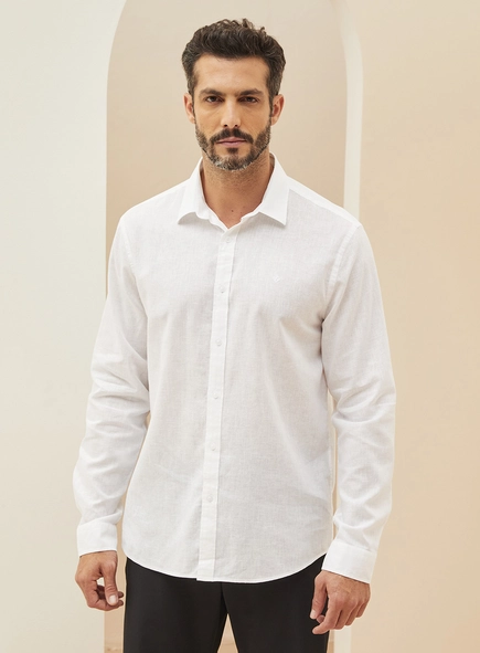 Camisa Masculina Linho Relax