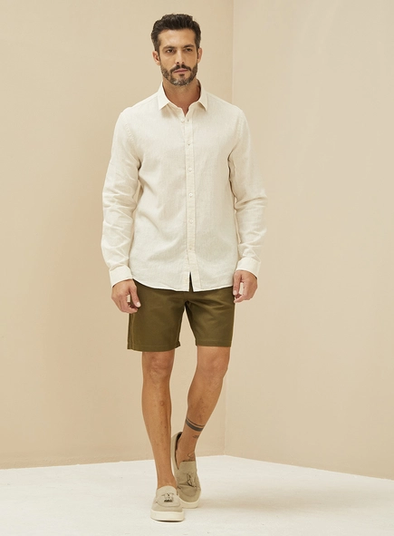 Camisa Masculina Linho Relax
