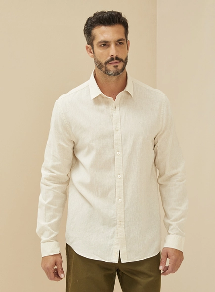 Camisa Masculina Linho Relax